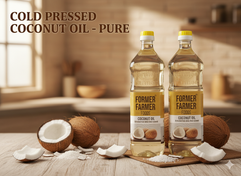 Coconut oil-Extracted from whole dried coconut