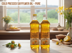 cold pressed safflower/kusuma oil